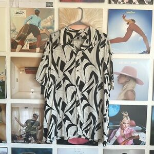 Express Camp Collar Rayon Shirt